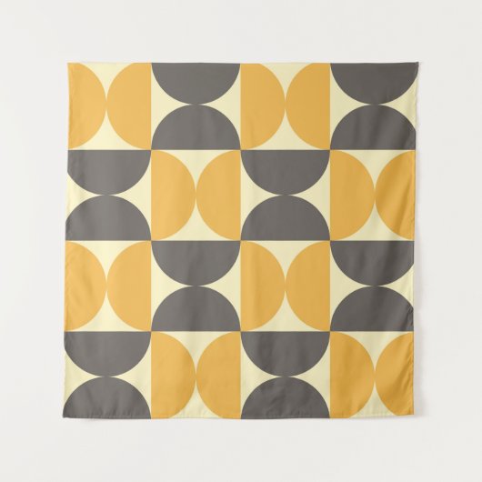 Geometrisches, modernes Muster Mitte des Jahrhunde Wandteppich (Vorderseite)