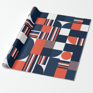 Geometrisches, modernes nahtloses Muster Geschenkpapier