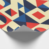 Geometrisches, modernes nahtloses Muster Mitte des Geschenkpapier (Ecke)