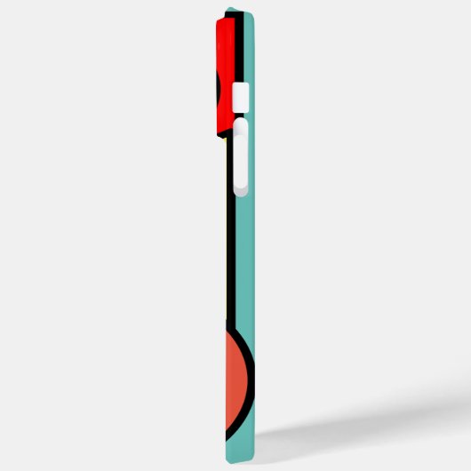 Geometrisches Monogramm Case-Mate iPhone Hülle (Rückseite / Links)