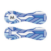 Geometrisches Monogramm Muster 2 Baseball (Paneele)