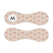 Geometrisches Monogramm-Muster im aztec-Stil 3 Baseball (Paneele)