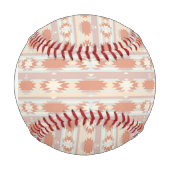Geometrisches Monogramm-Muster im aztec-Stil 3 Baseball (Vorderseite)