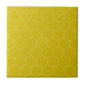 Geometrisches Mosaik-Design aus Gold-Hexagon Fliese (Vorderseite)