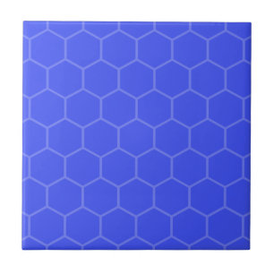 geometrisches Mosaik-Design für Indigo-Hexagon Fliese