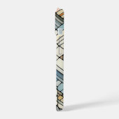 Geometrisches Mosaik iPhone 15 Hülle (Linke Seite)