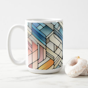 Geometrisches Mosaik Kaffeetasse
