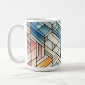 Geometrisches Mosaik Kaffeetasse (Links)