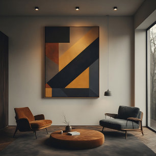 Geometrisches Mosaik Leinwanddruck