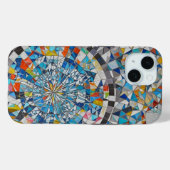 Geometrisches Mosaik Phone Case (Rückseite (Horizontal))
