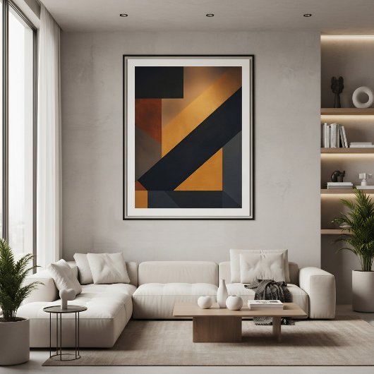 Geometrisches Mosaik Poster