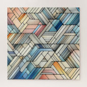 Geometrisches Mosaik Puzzle (Horizontal)