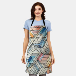 Geometrisches Mosaik Schürze