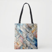 Geometrisches Mosaik Tasche (Vorderseite)