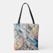 Geometrisches Mosaik Tasche (Rückseite)