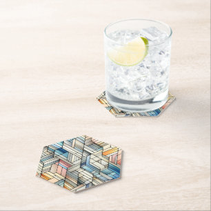 Geometrisches Mosaik Untersetzer