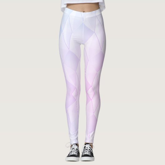 Geometrisches Mosaikdesign Leggings (Vorderseite)