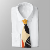 Geometrisches Mosaikmuster Krawatte (Gebunden)