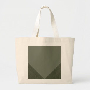 Geometrisches Moss Green Tote Bag Jumbo Stoffbeutel
