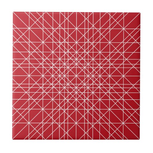 Geometrisches Motiv Miroku Fliese (Vorderseite)