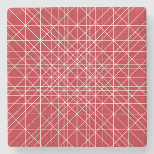 Geometrisches Motiv Miroku Steinuntersetzer