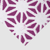 Geometrisches Mulberry- und Weißmuster Seidenpapier (Ausschnitt)