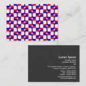 Geometrisches Muster 020614 Visitenkarte (Vorne/Hinten)