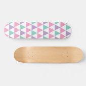 Geometrisches Muster 12 Skateboard (Horizontal)