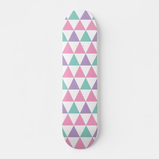 Geometrisches Muster 12 Skateboard (Vorne)