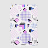 Geometrisches Muster 13 Golfhandtuch (Vorderseite)