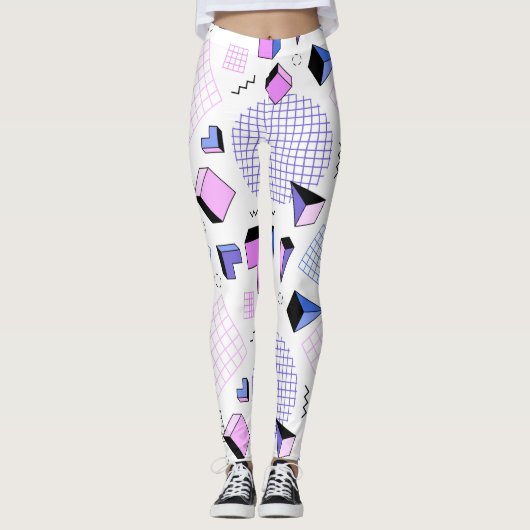 Geometrisches Muster 13 Leggings (Vorderseite)