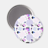 Geometrisches Muster 13 Magnet (Vorderseite/Rückseite)