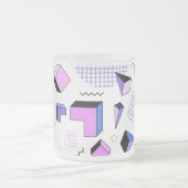 Geometrisches Muster 13 Mattglastasse (Mittel)