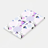 Geometrisches Muster 13 Post-it Klebezettel (angewinkelt)