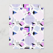 Geometrisches Muster 13 Postkarte (Vorne/Hinten)