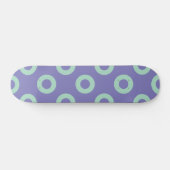 Geometrisches Muster 14 Skateboard (Horizontal)