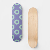 Geometrisches Muster 14 Skateboard (Vorderseite)