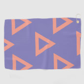 Geometrisches Muster 16 Golfhandtuch (Horizontal)