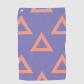 Geometrisches Muster 16 Golfhandtuch (Vorderseite)