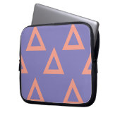 Geometrisches Muster 16 Laptopschutzhülle (Vorderseite Links)