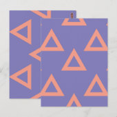 Geometrisches Muster 16 Postkarte (Vorne/Hinten)