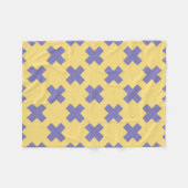 Geometrisches Muster 18 Fleecedecke (Vorderseite (Horizontal))