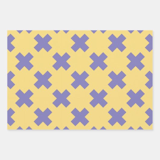 Geometrisches Muster 18 Geschenkpapier Set (Vorderseite)