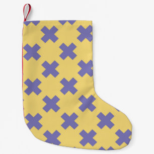Geometrisches Muster 18 Kleiner Weihnachtsstrumpf