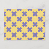 Geometrisches Muster 18 Postkarte (Rückseite)