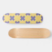 Geometrisches Muster 18 Skateboard (Horizontal)