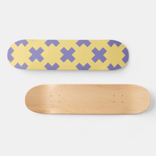 Geometrisches Muster 18 Skateboard (Horizontal)