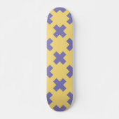 Geometrisches Muster 18 Skateboard (Vorne)