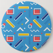 Geometrisches Muster 1 Button (Vorderseite)