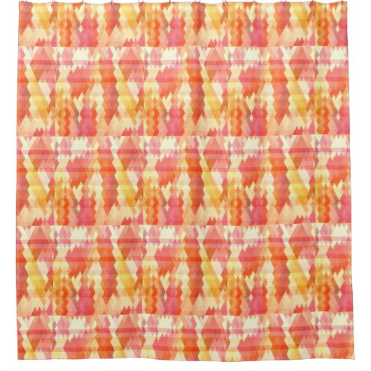 Geometrisches Muster 1 Duschvorhang (Vorderseite)